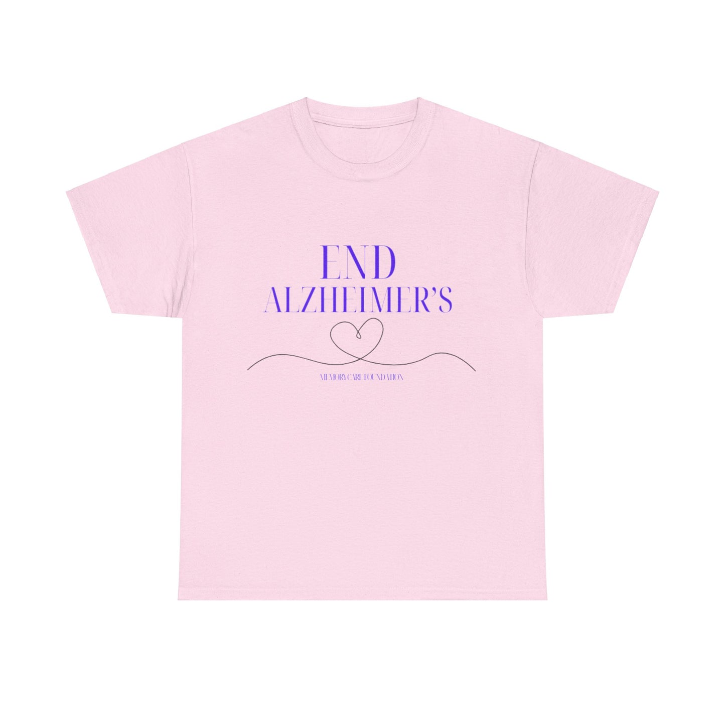 End Alzheimer's Awareness Unisex Heavy Cotton Tee