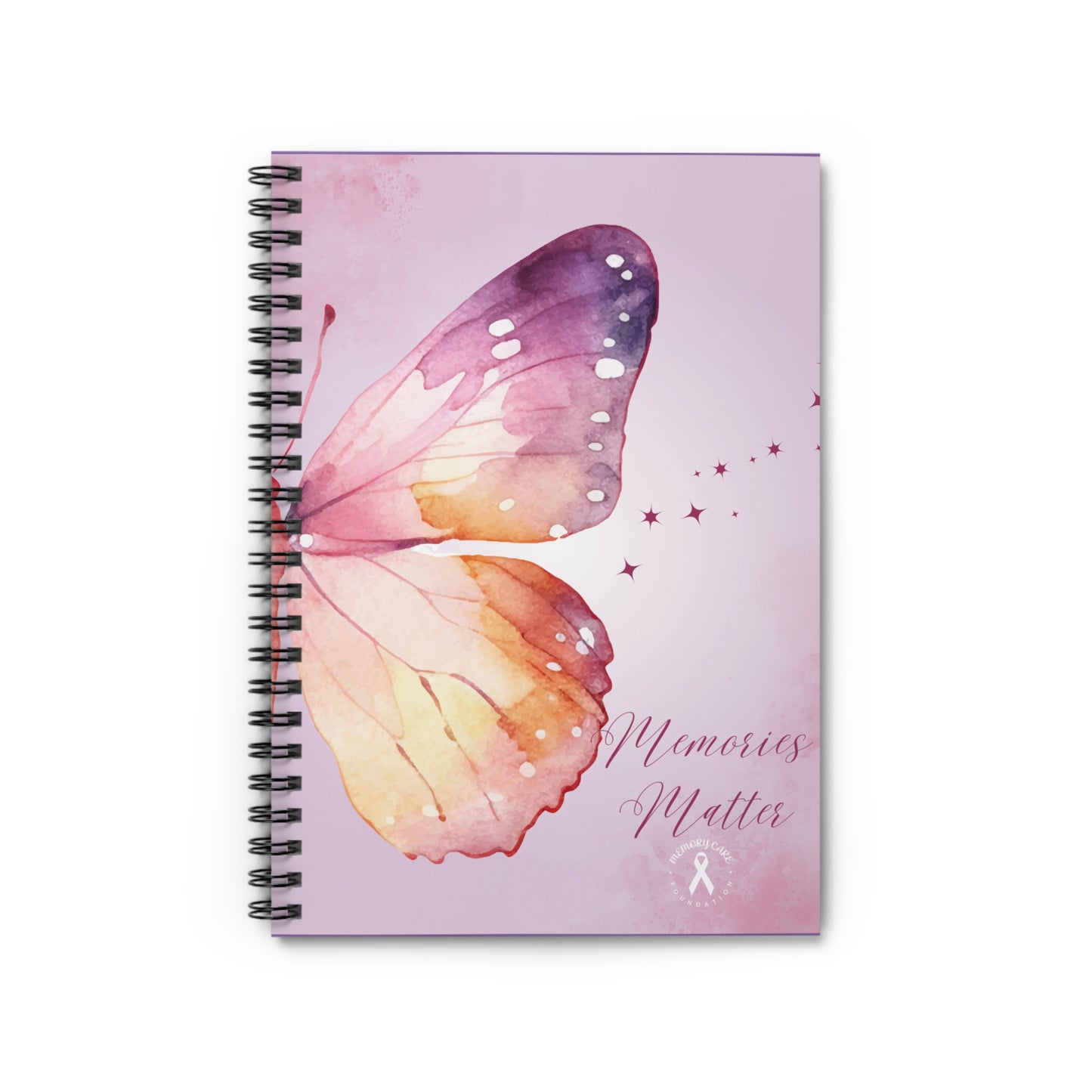 Inspirational Butterfly Spiral Notebook