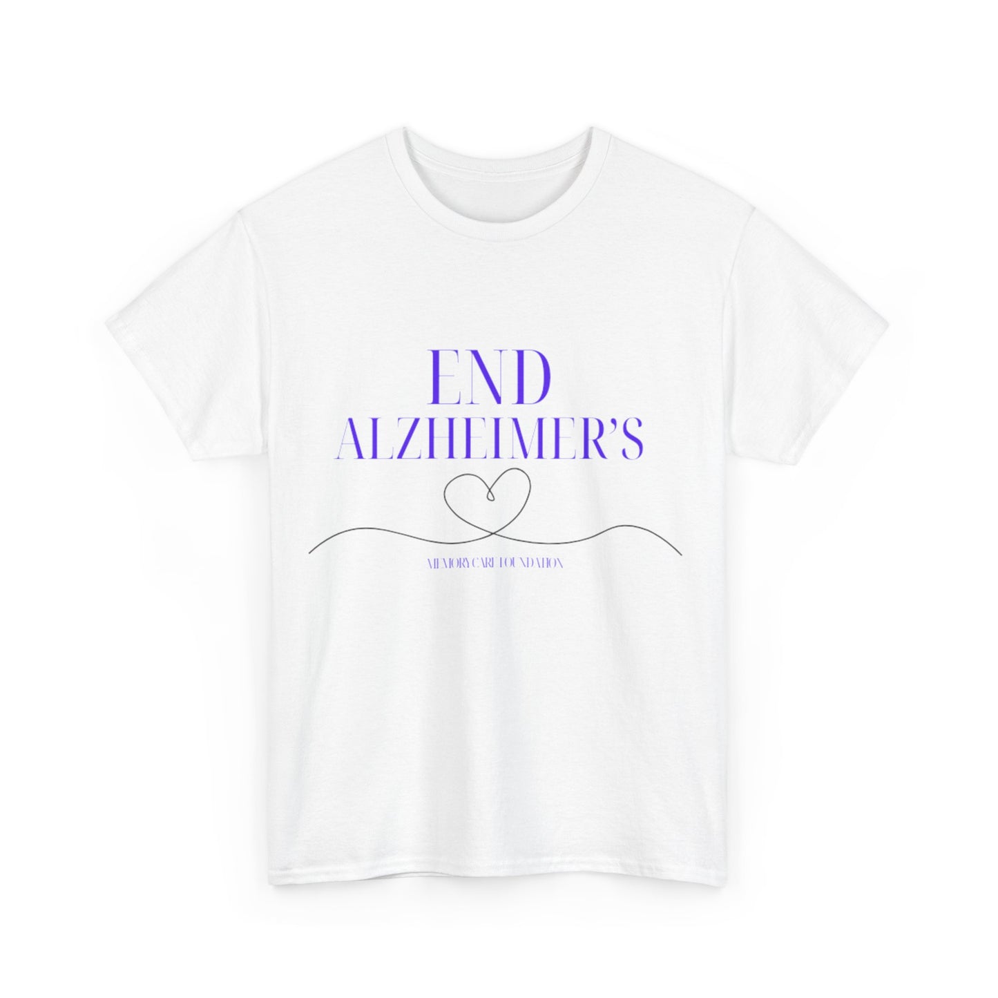 End Alzheimer's Awareness Unisex Heavy Cotton Tee