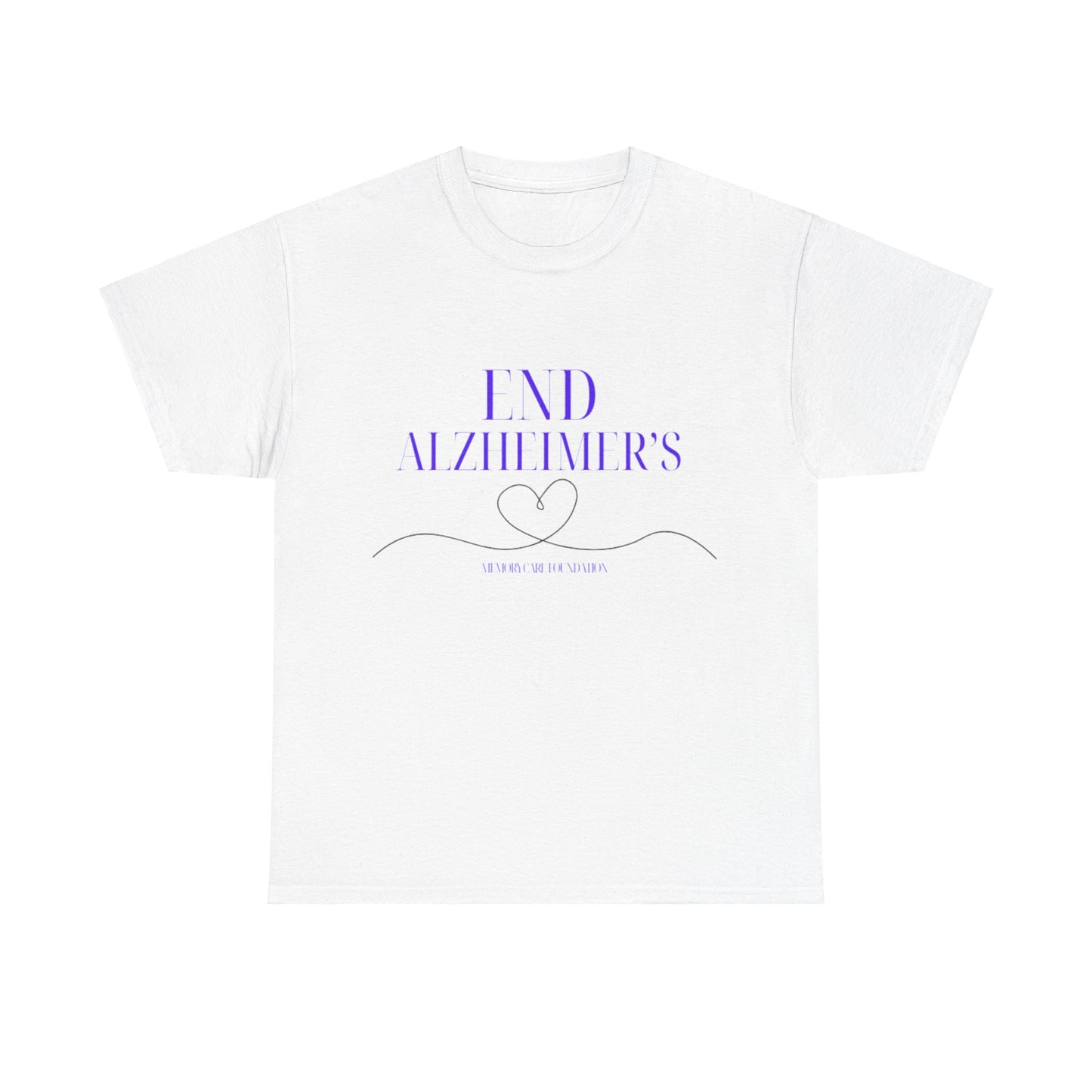 End Alzheimer's Awareness Unisex Heavy Cotton Tee