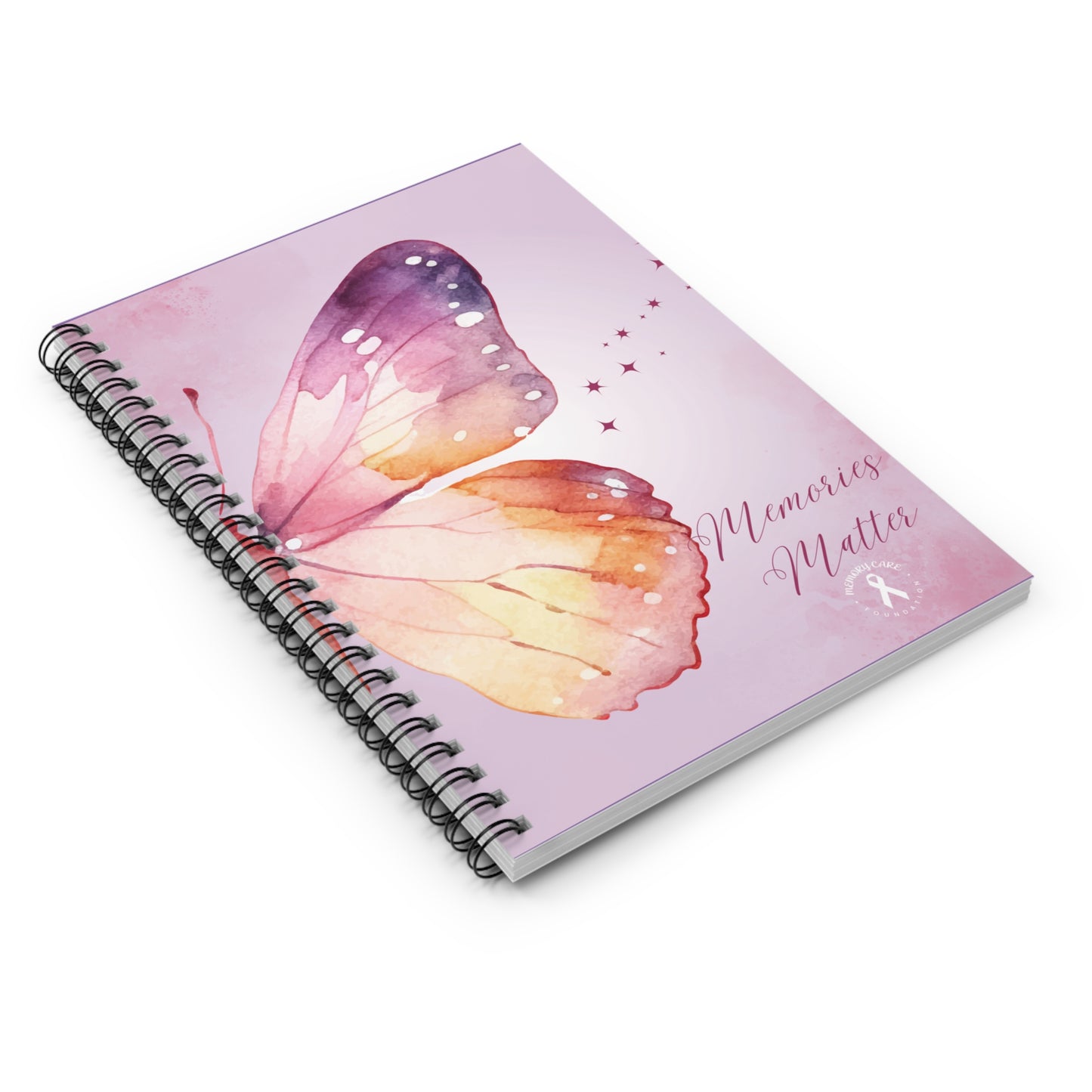 Inspirational Butterfly Spiral Notebook