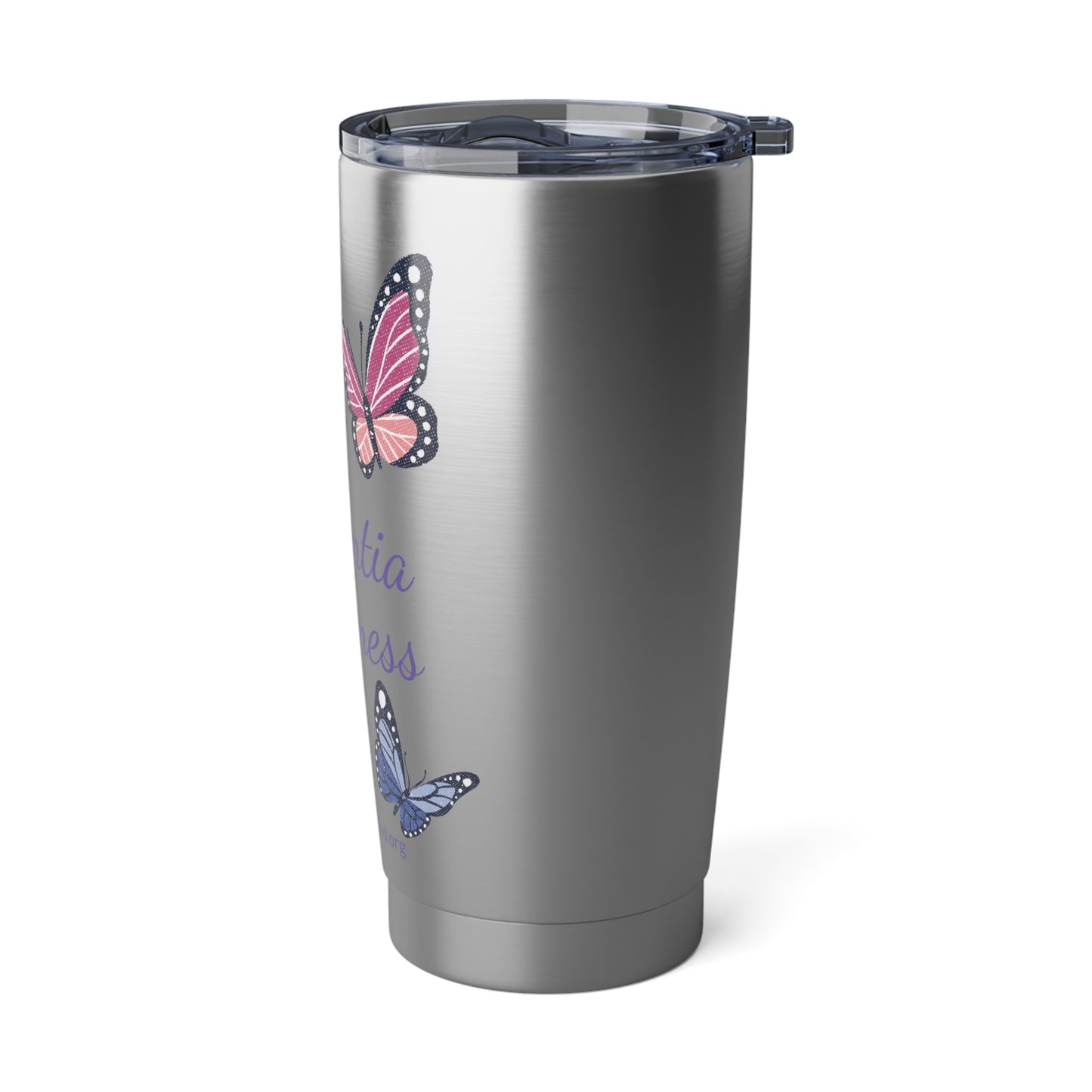 Dementia Awareness 20oz Tumbler with Butterfly Design