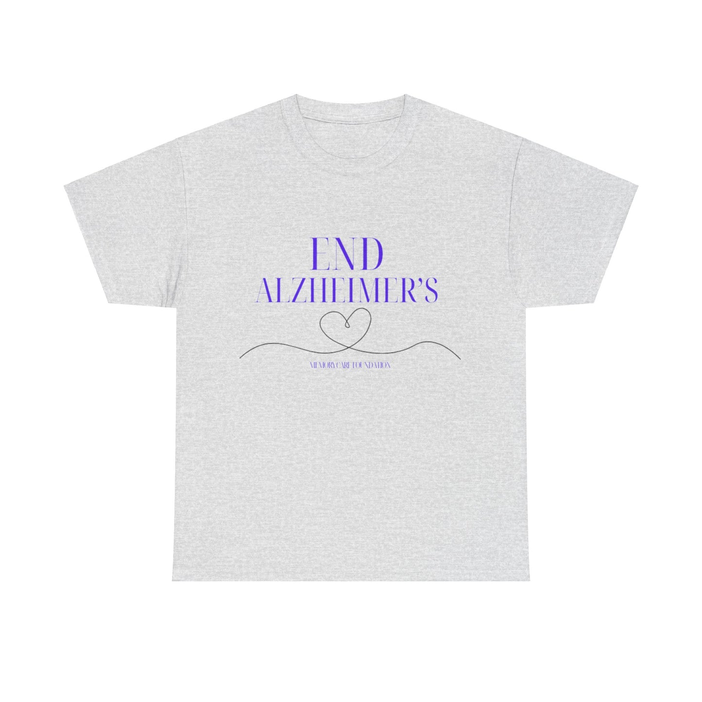 End Alzheimer's Awareness Unisex Heavy Cotton Tee