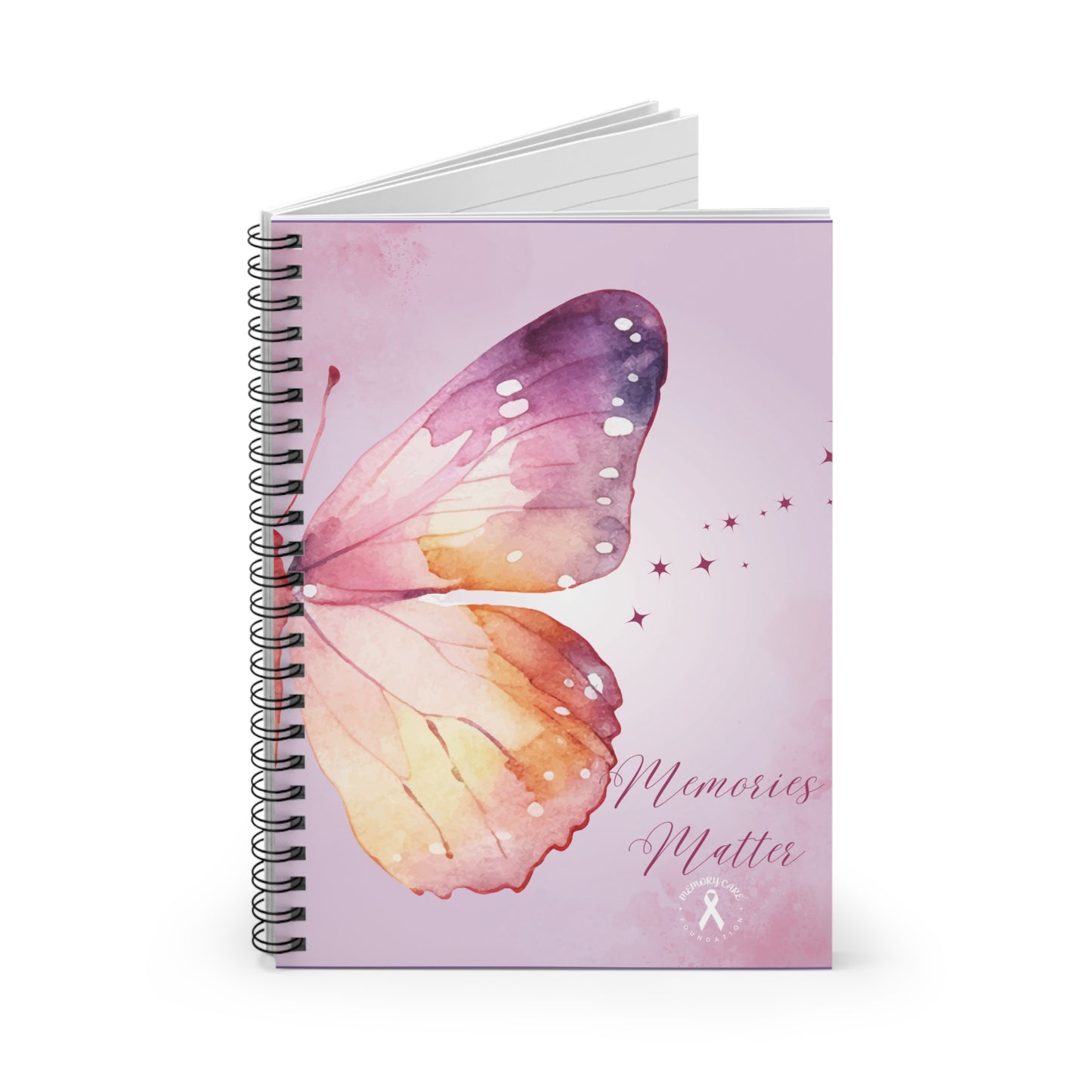 Inspirational Butterfly Spiral Notebook