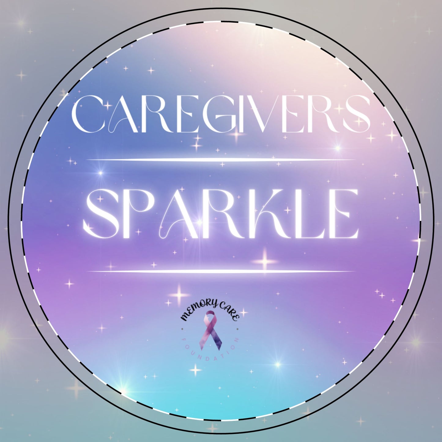 Caregiver's Sparkle Ceramic Coaster